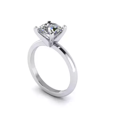 Solitaire Diamond Engagement Ring R97