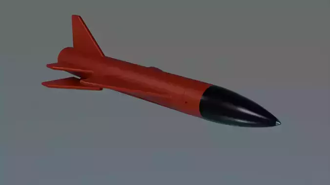 RUSSIAN KH-32 SUPERSONIC CRUISE MISSILE 3D print model