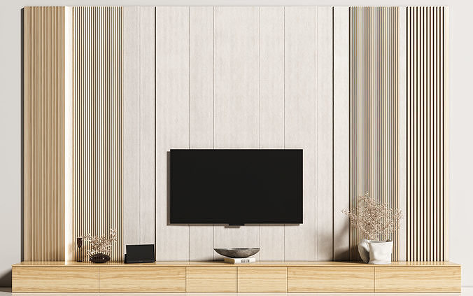 Tv wall vol 06 3D model