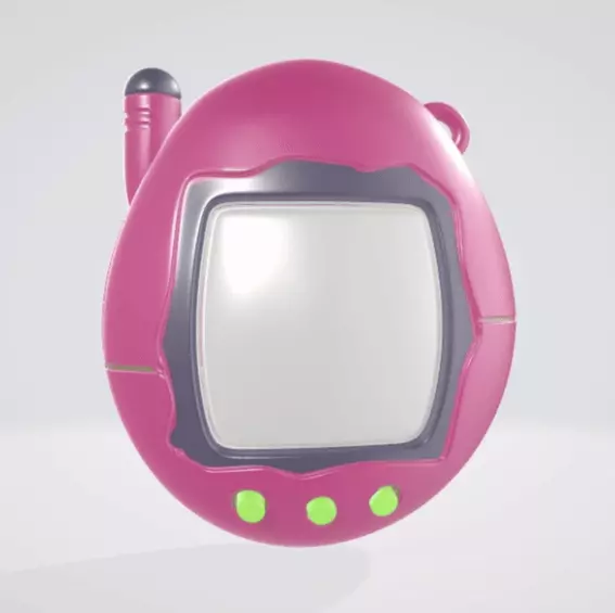 tamagotchi game 3D print model_0