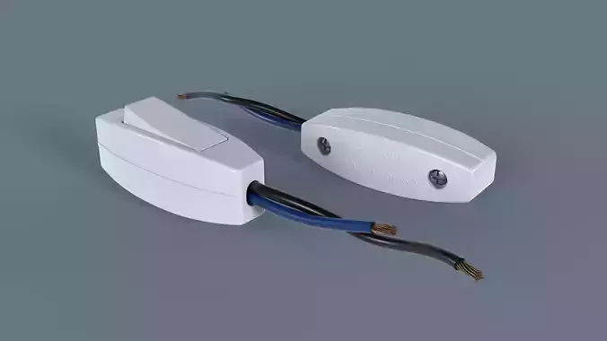 Indoor Hanging Switch High Poly 3D model