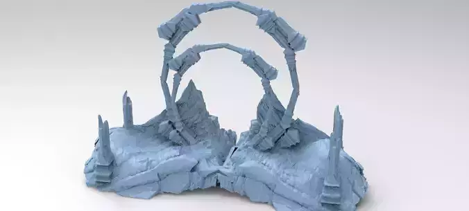 Zagros Mountains bridge arch