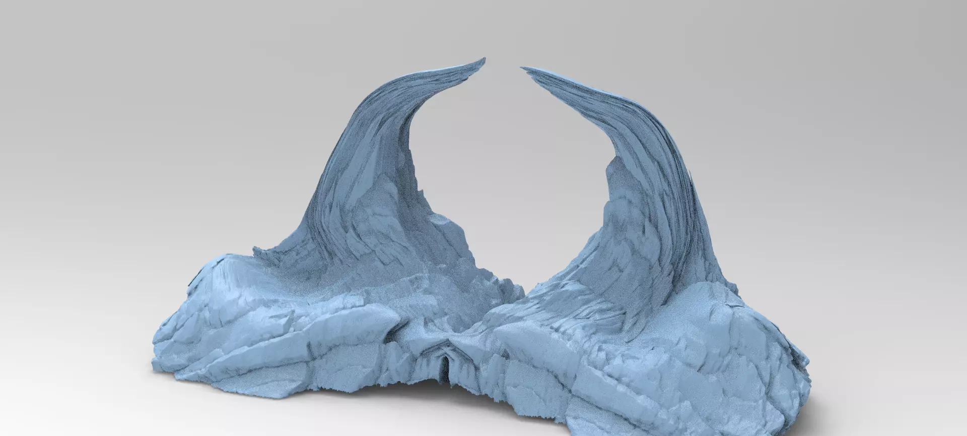 Syrian ancient assassin rocks 3D model_0