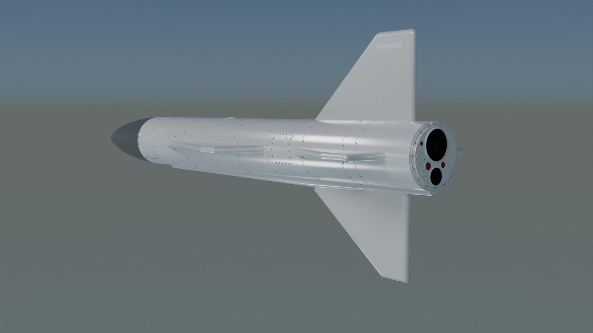 Russian KH-22 STORM Anti Ship Missile 3D print model_5
