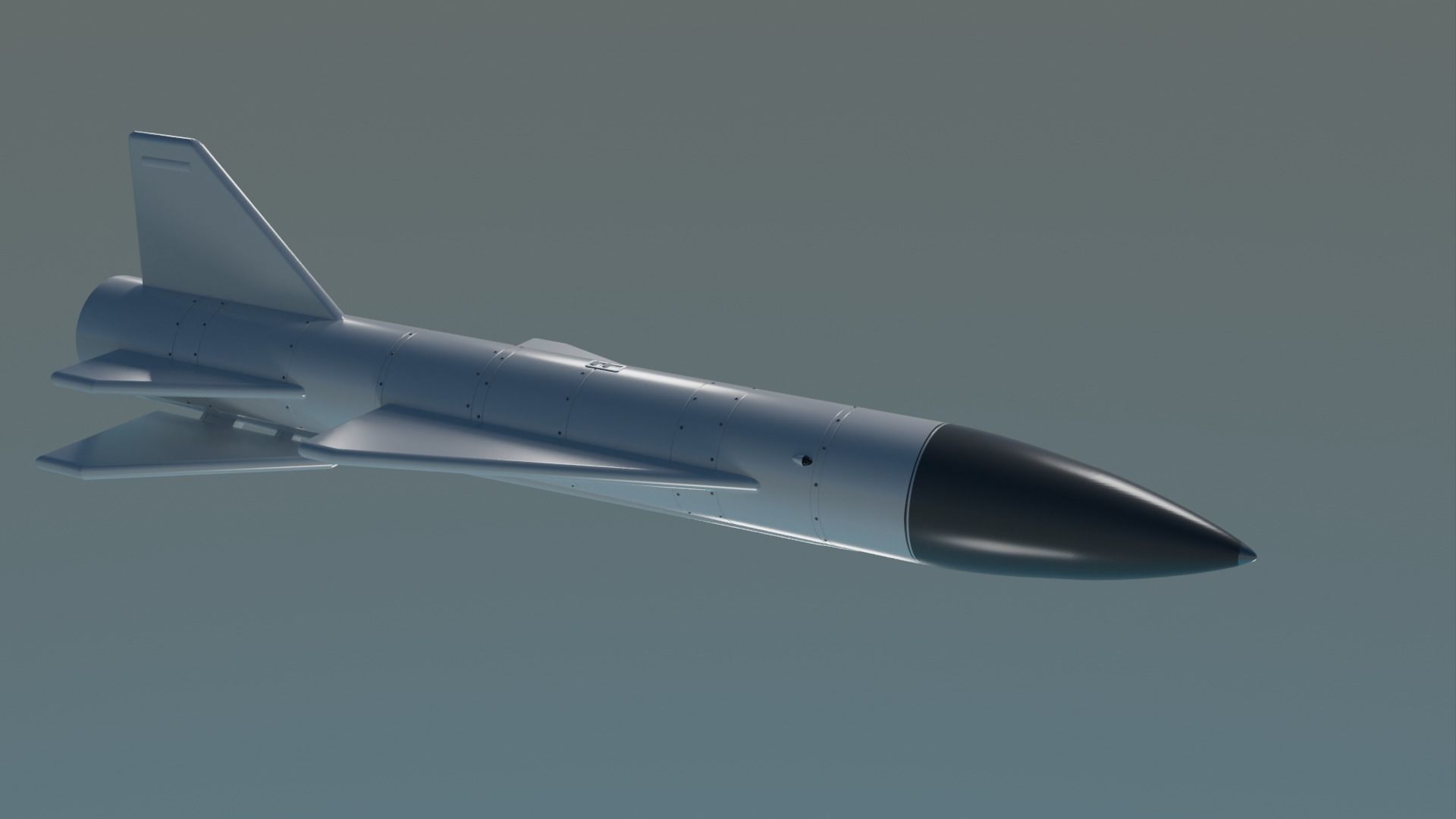 Russian KH-22 STORM Anti Ship Missile 3D print model_2