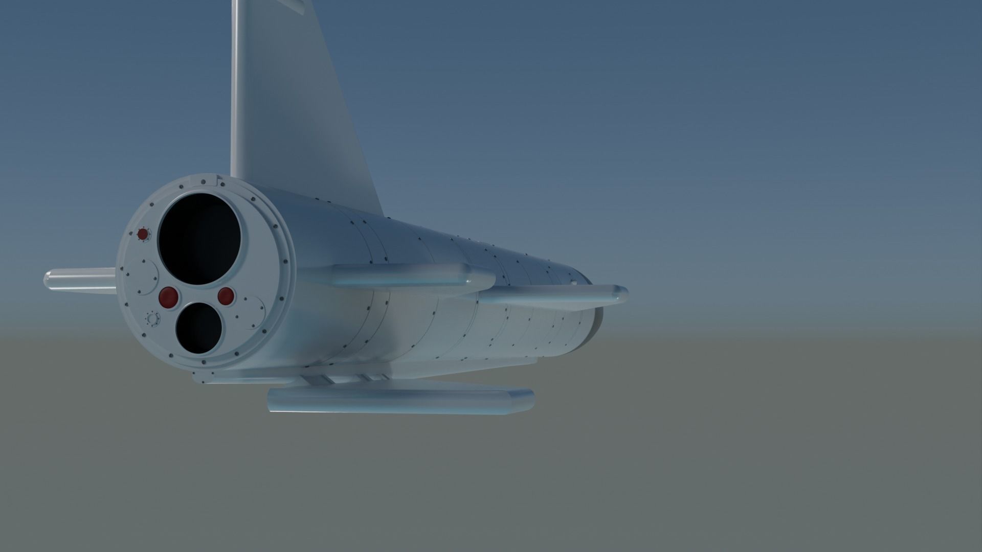 Russian KH-22 STORM Anti Ship Missile 3D print model_1