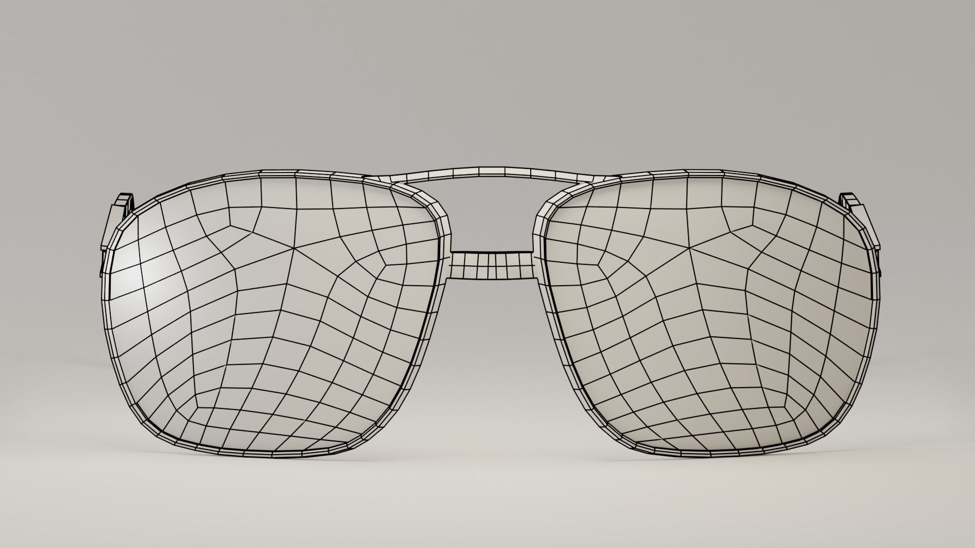 SunGlasses Low Poly Game ready Model Retro sunglasses model Low-poly 3D model_4