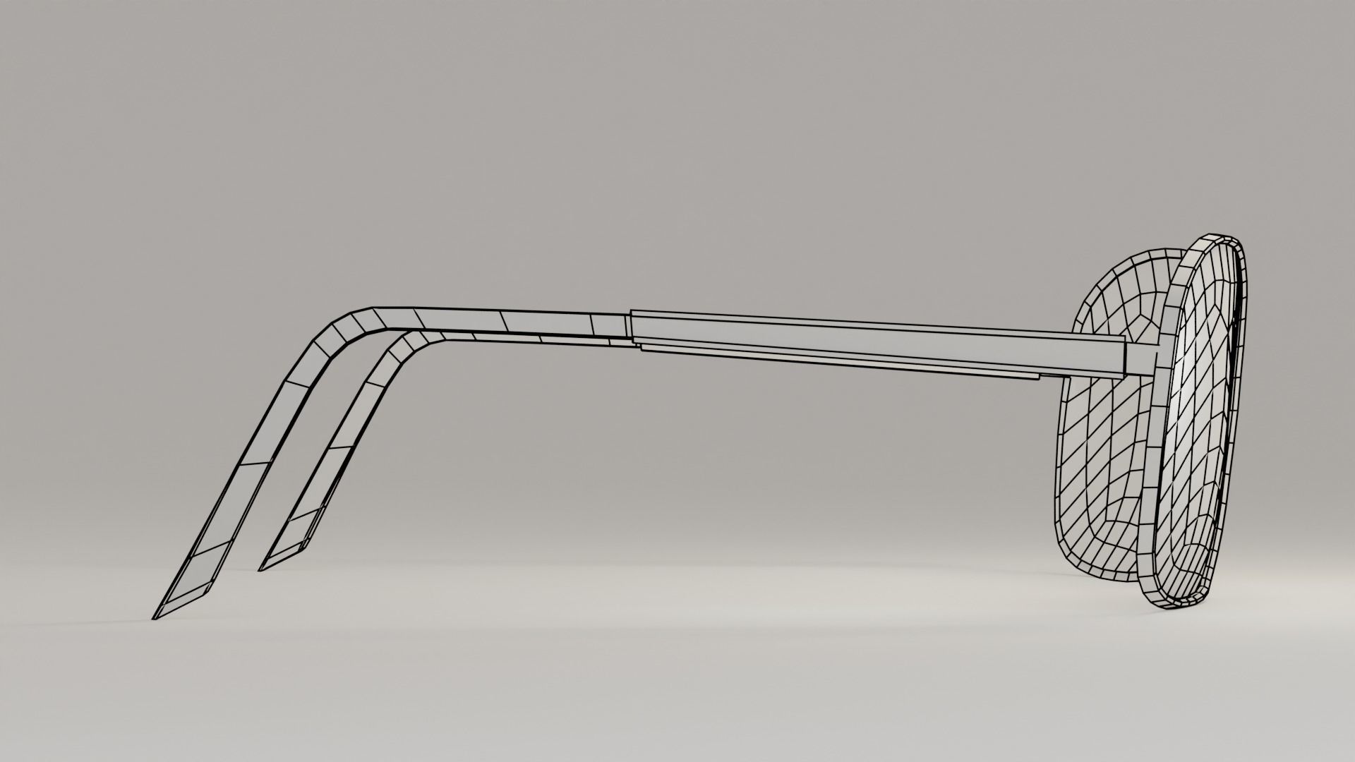 SunGlasses Low Poly Game ready Model Retro sunglasses model Low-poly 3D model_5