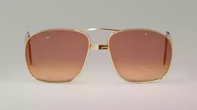 SunGlasses Low Poly Game ready Model Retro sunglasses model
