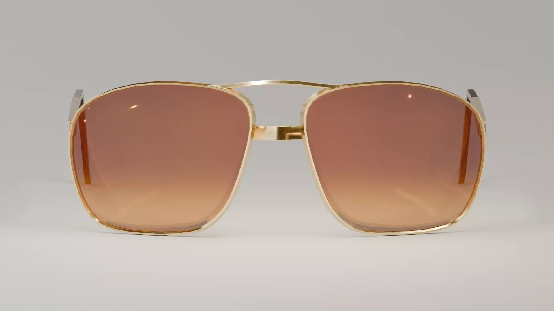 SunGlasses Low Poly Game ready Model Retro sunglasses model Low-poly 3D model_0