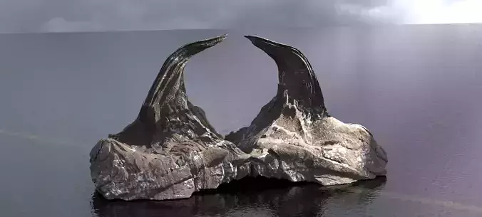 Syrian ancient mountain top Arch