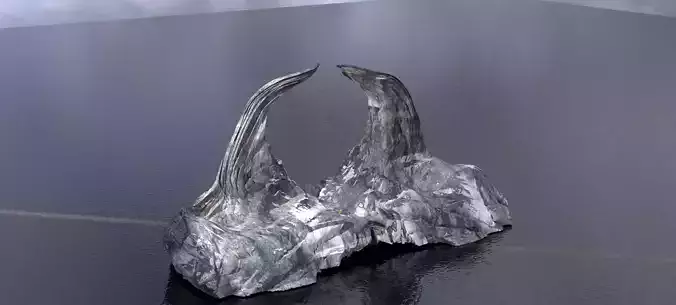 Ancient Assyria Mountain curved 