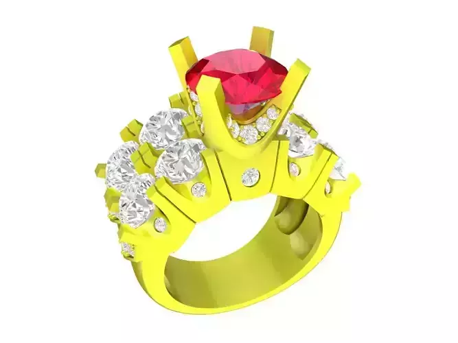 A7160 Korean Style Fashion Diamond Women Ring