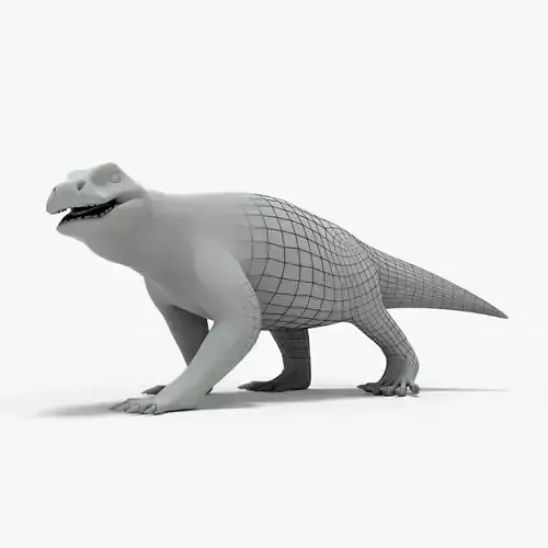 Simosuchus Rigged Basemesh