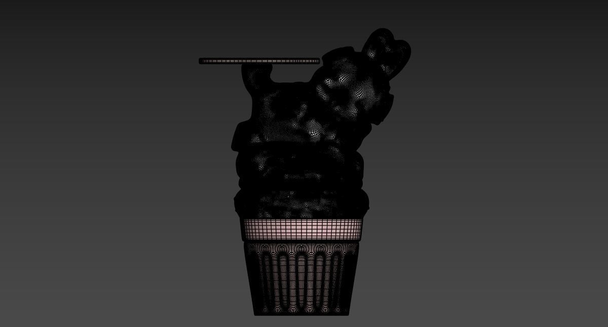 Home Cute Bunny Ornament 3D model_4