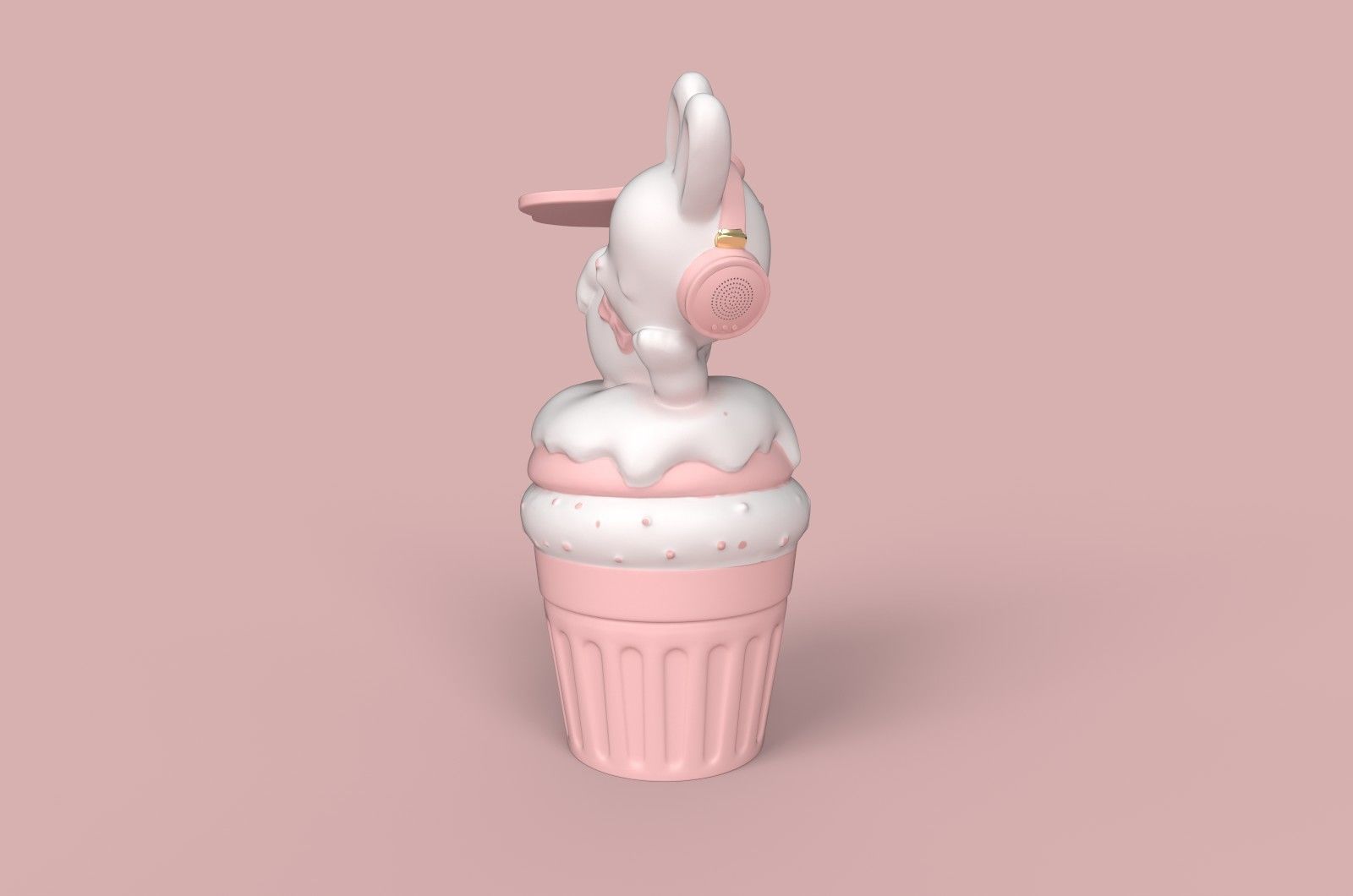 Home Cute Bunny Ornament 3D model_1