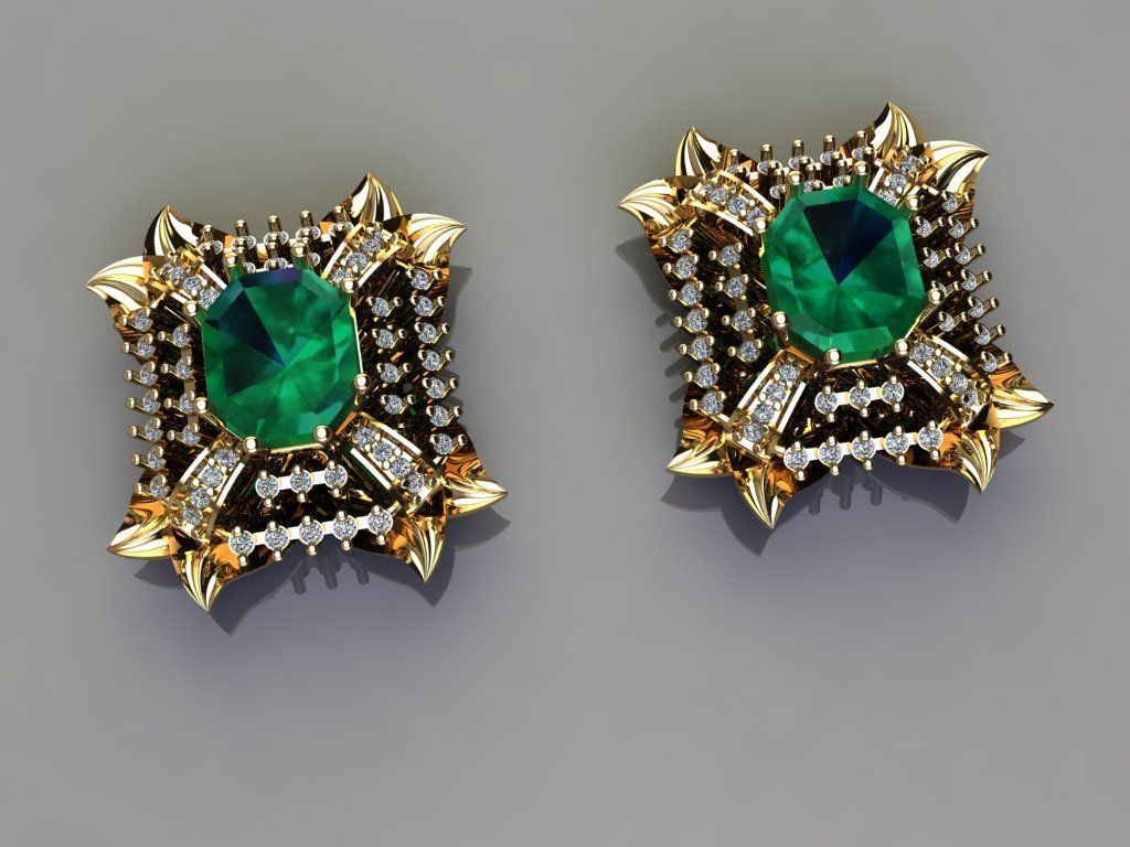 FASION  EARING 3D model_2