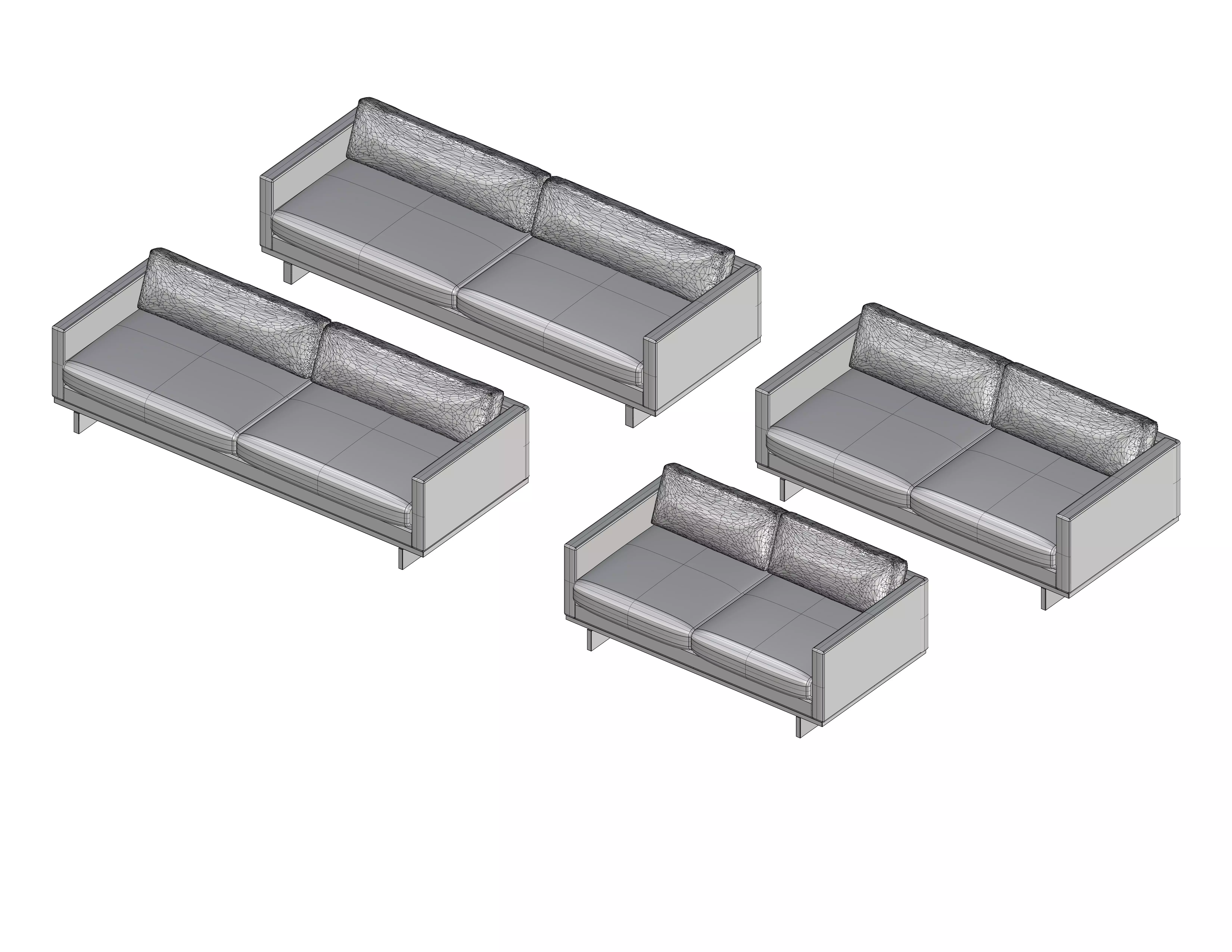 EVERLY SOFA by FOUR HANDS 3D model_0