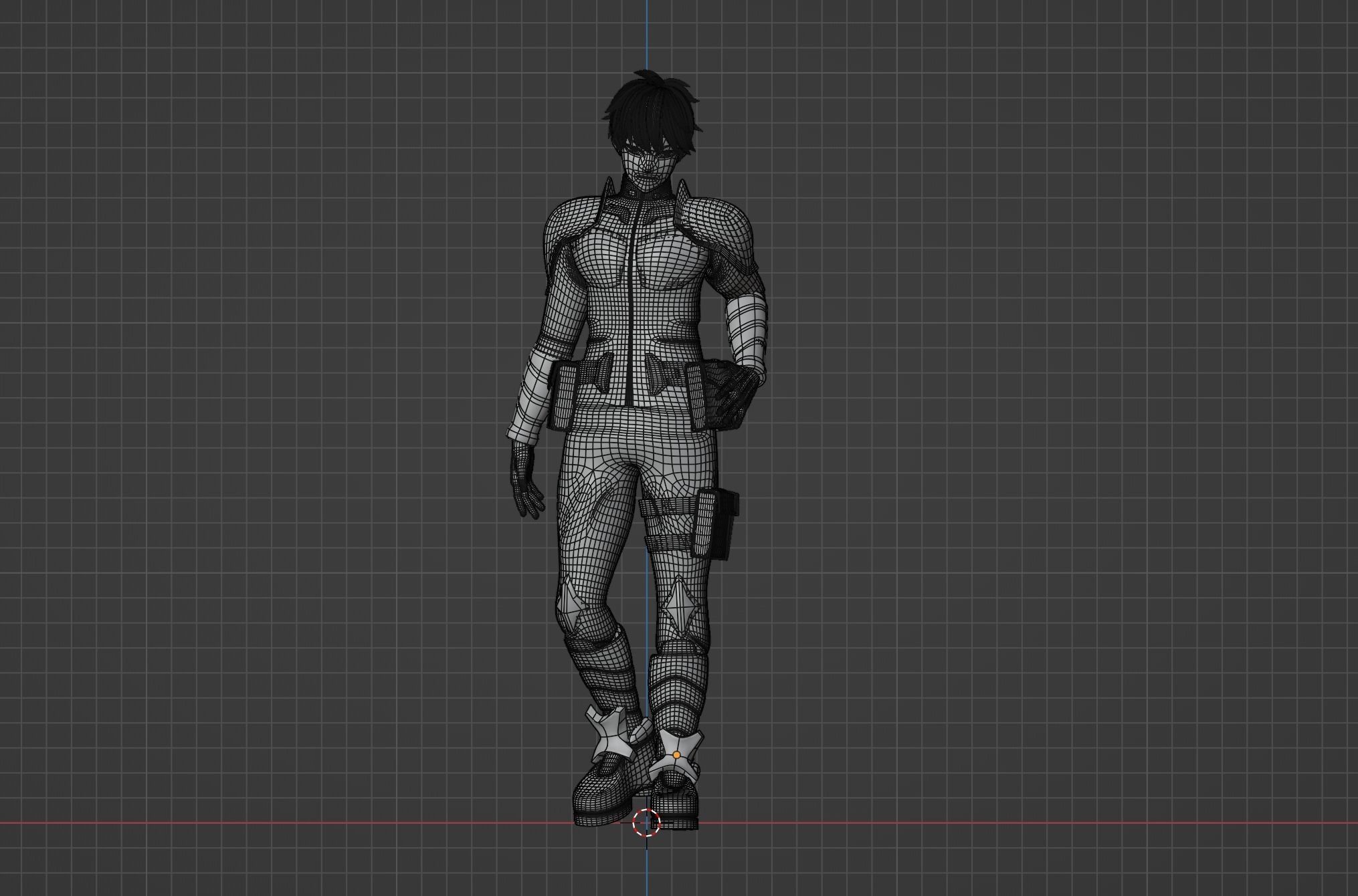 Leno Ichikawa - Kaiju no8 3D model_9