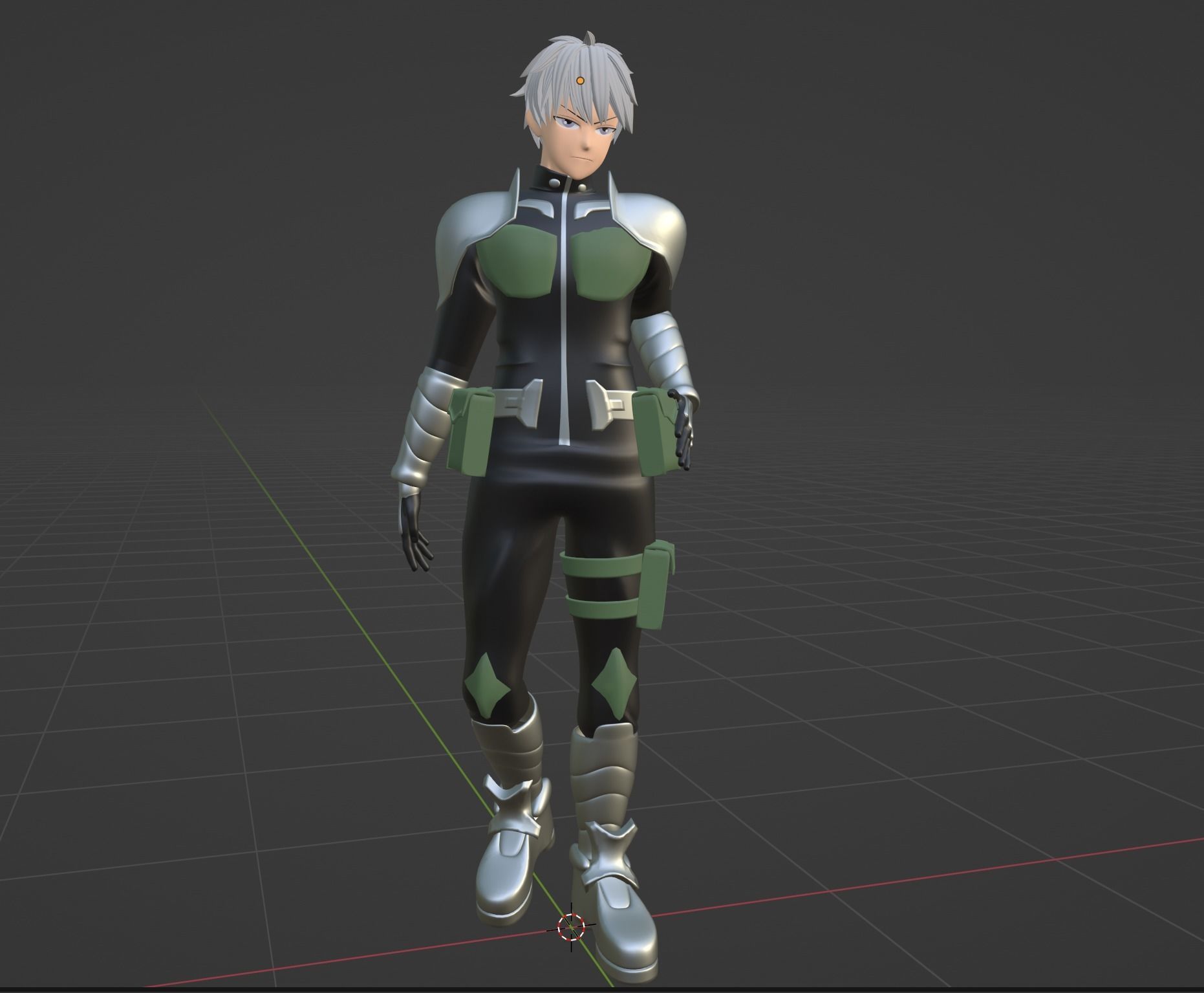 Leno Ichikawa - Kaiju no8 3D model_4