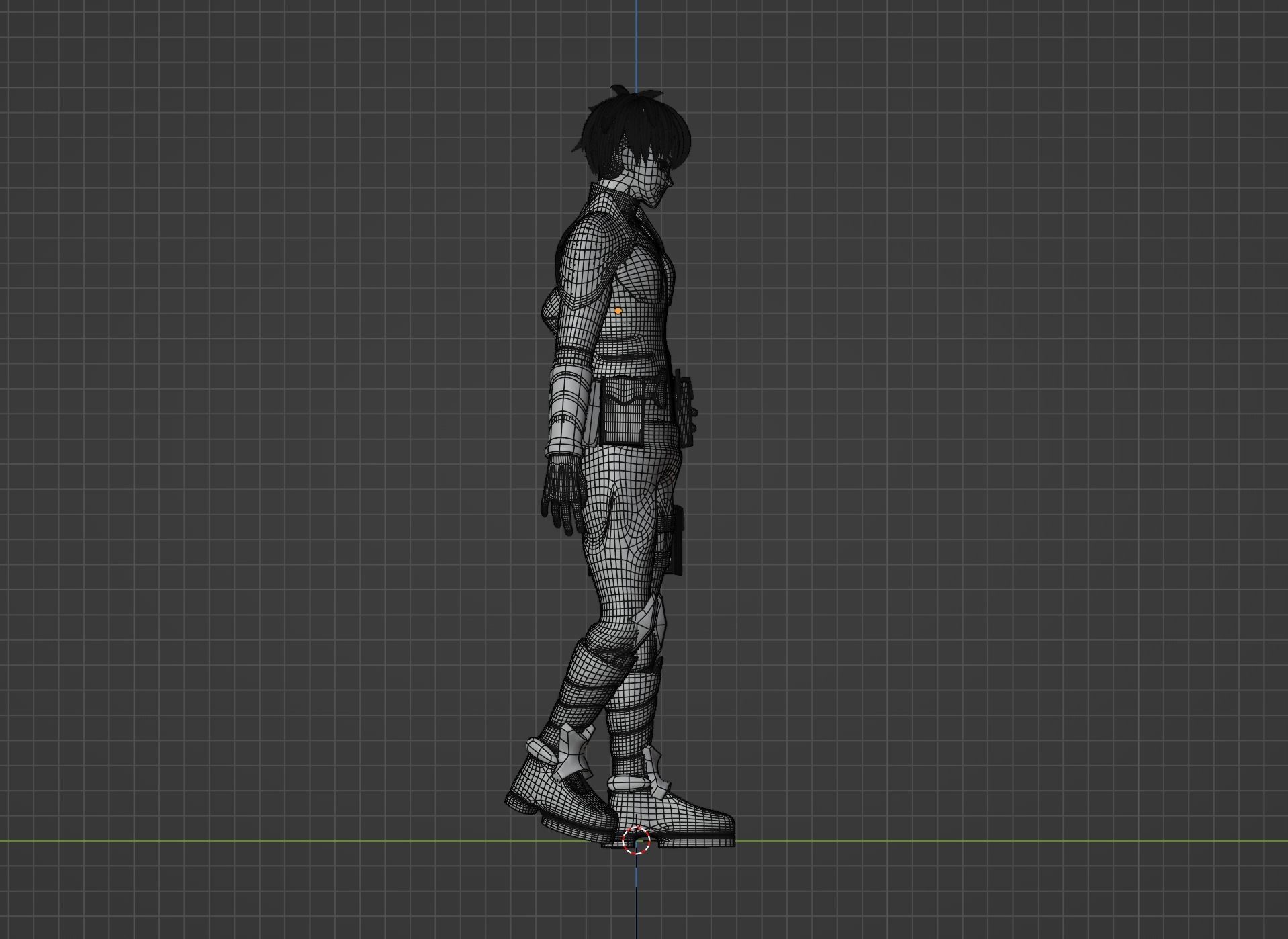 Leno Ichikawa - Kaiju no8 3D model_12