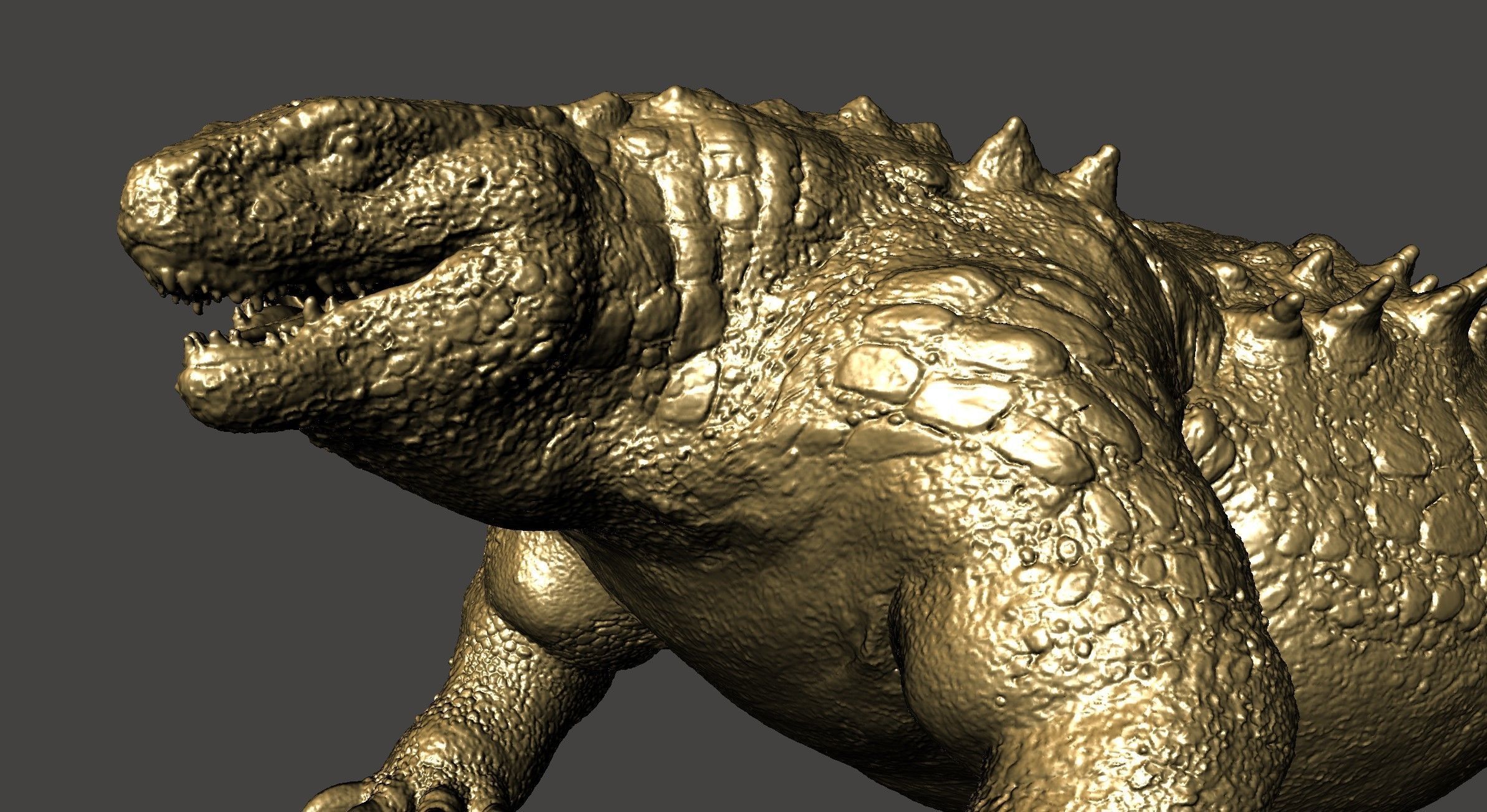 TITANUS DOUG - GODZILLA KONG KAIJU - Ultra detailed STL mesh  3D print model_16