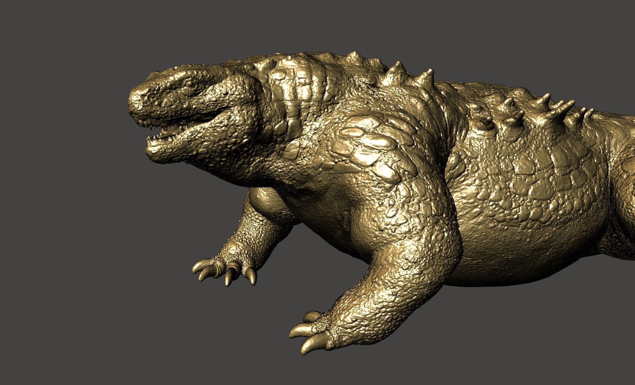 TITANUS DOUG - GODZILLA KONG KAIJU - Ultra detailed STL mesh  3D print model_29