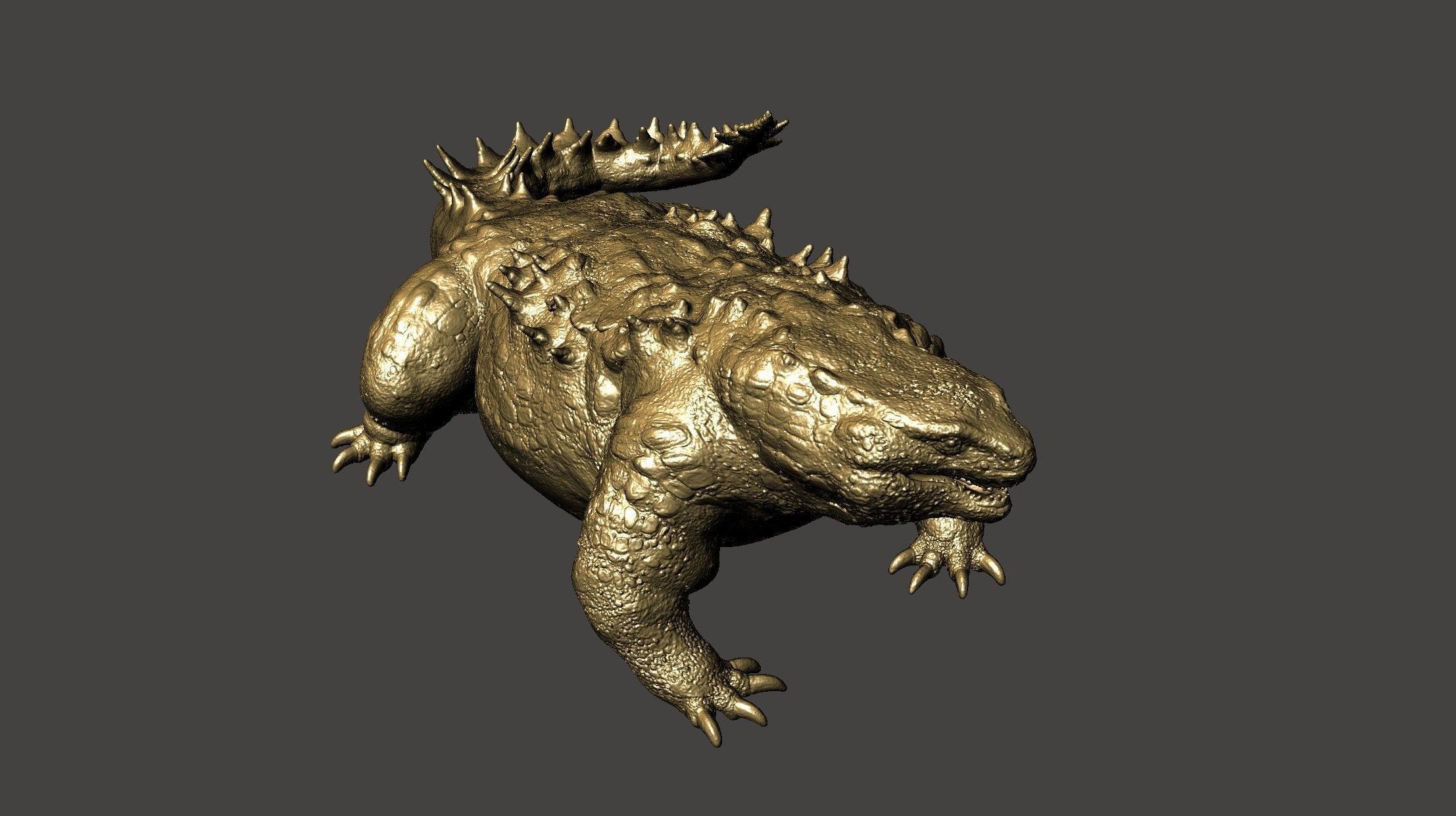 TITANUS DOUG - GODZILLA KONG KAIJU - Ultra detailed STL mesh  3D print model_6