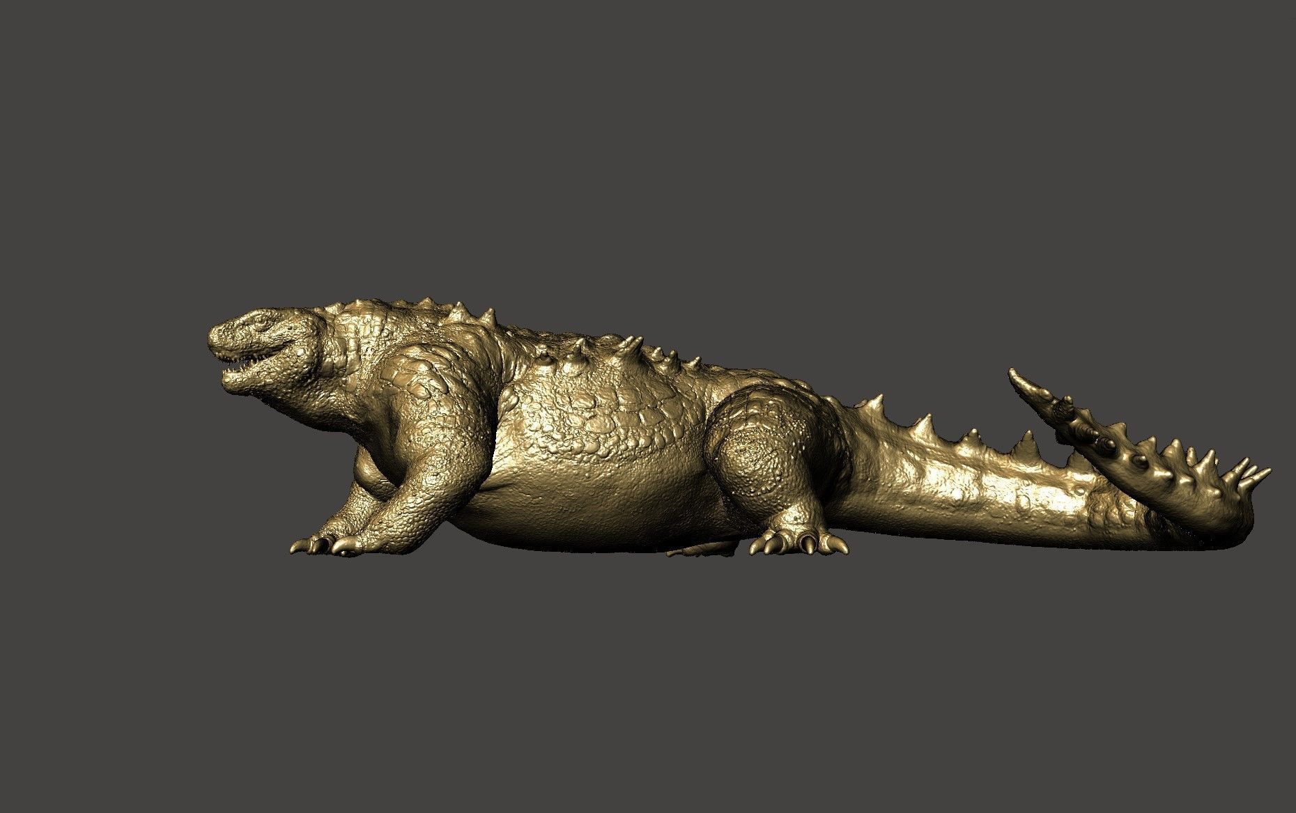 TITANUS DOUG - GODZILLA KONG KAIJU - Ultra detailed STL mesh  3D print model_24