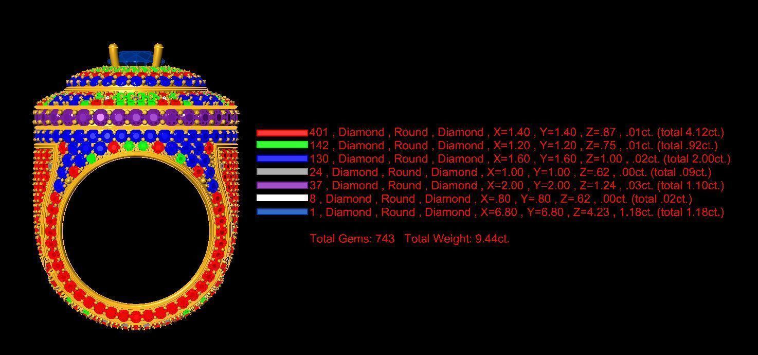 Men ring  3D model_5