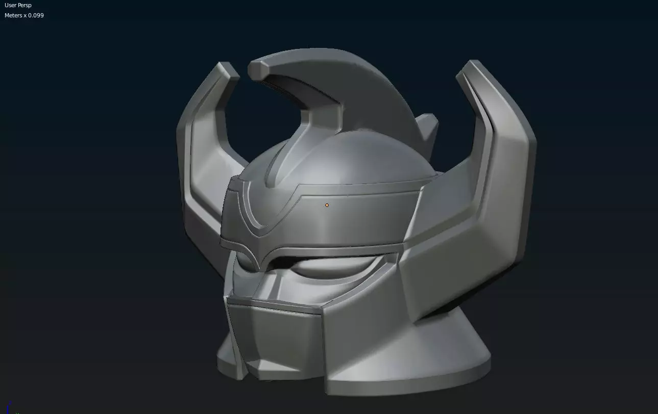 Megazord Helmet 3D print model_0