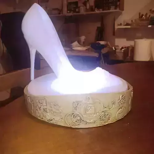 CINDERELLA cristal shoes 3D print model