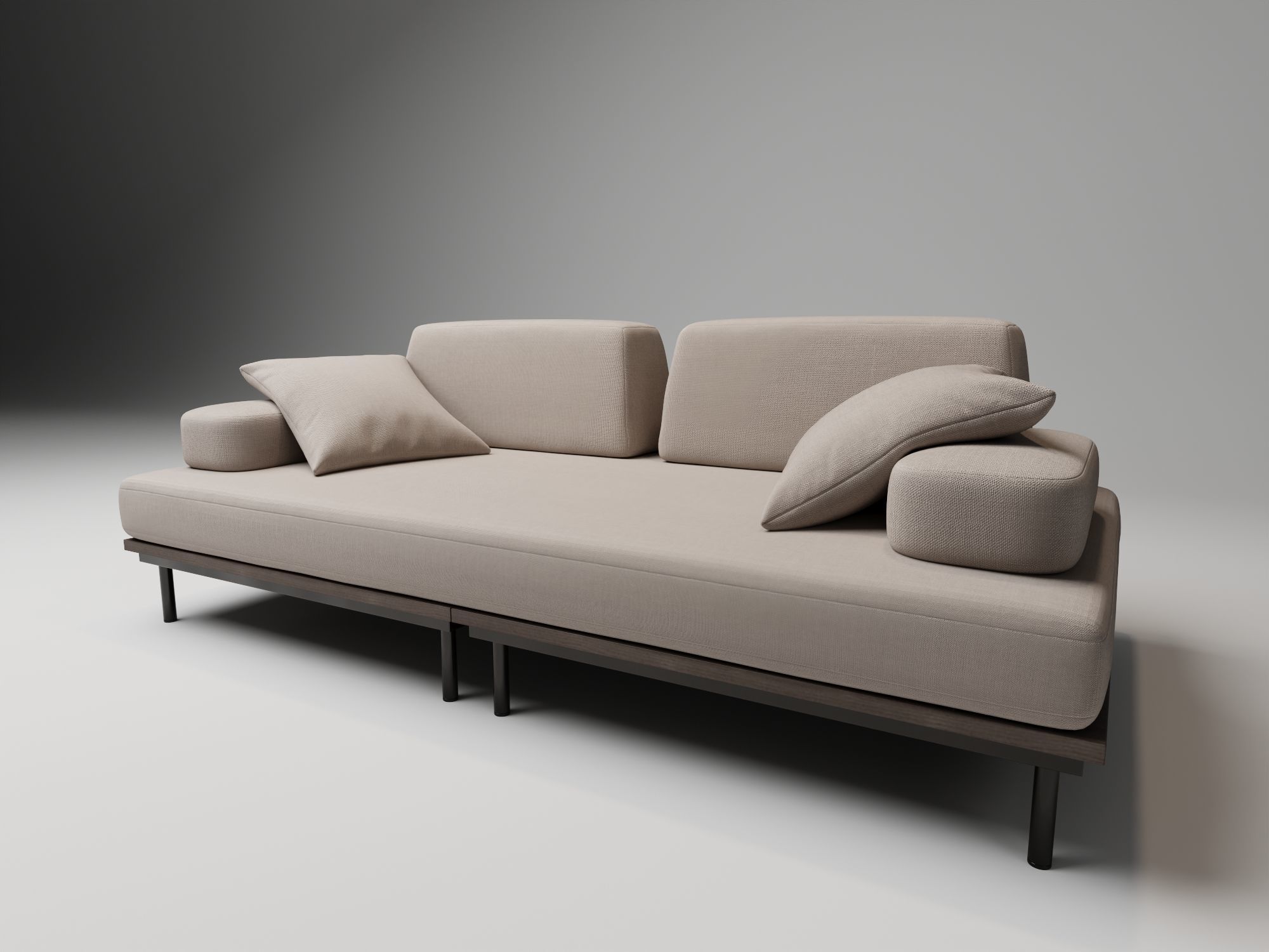 Sofa 3D model Free 3D model_3