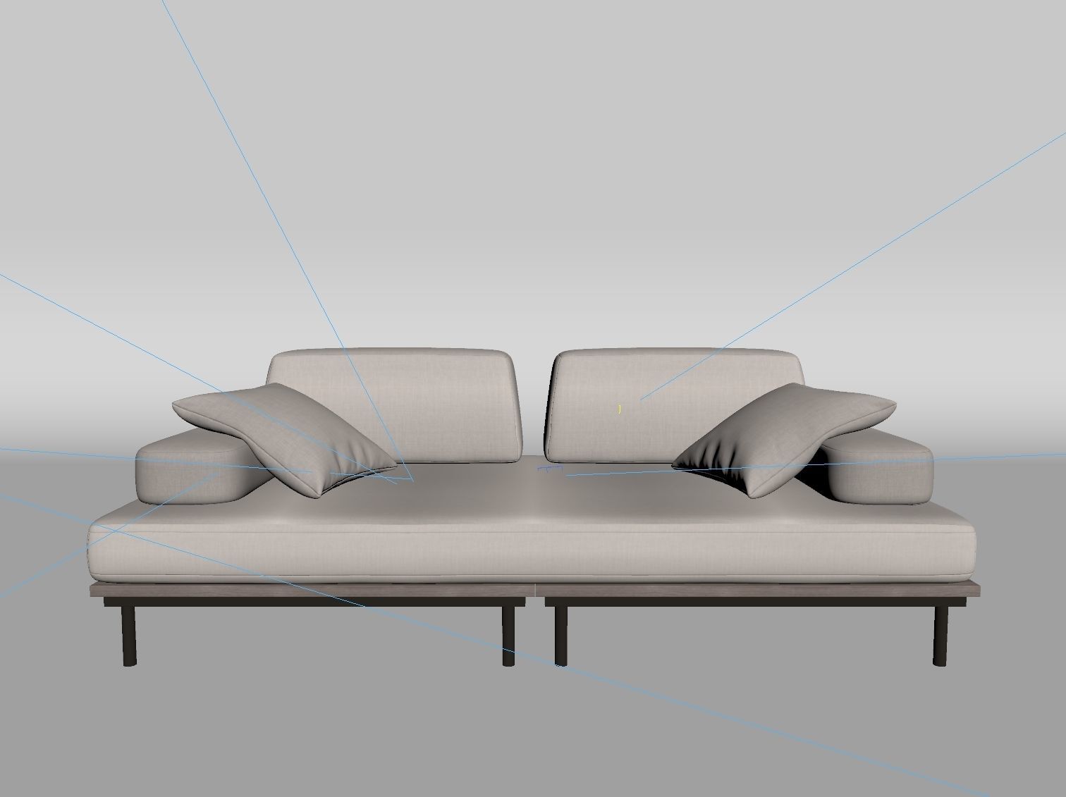 Sofa 3D model Free 3D model_7