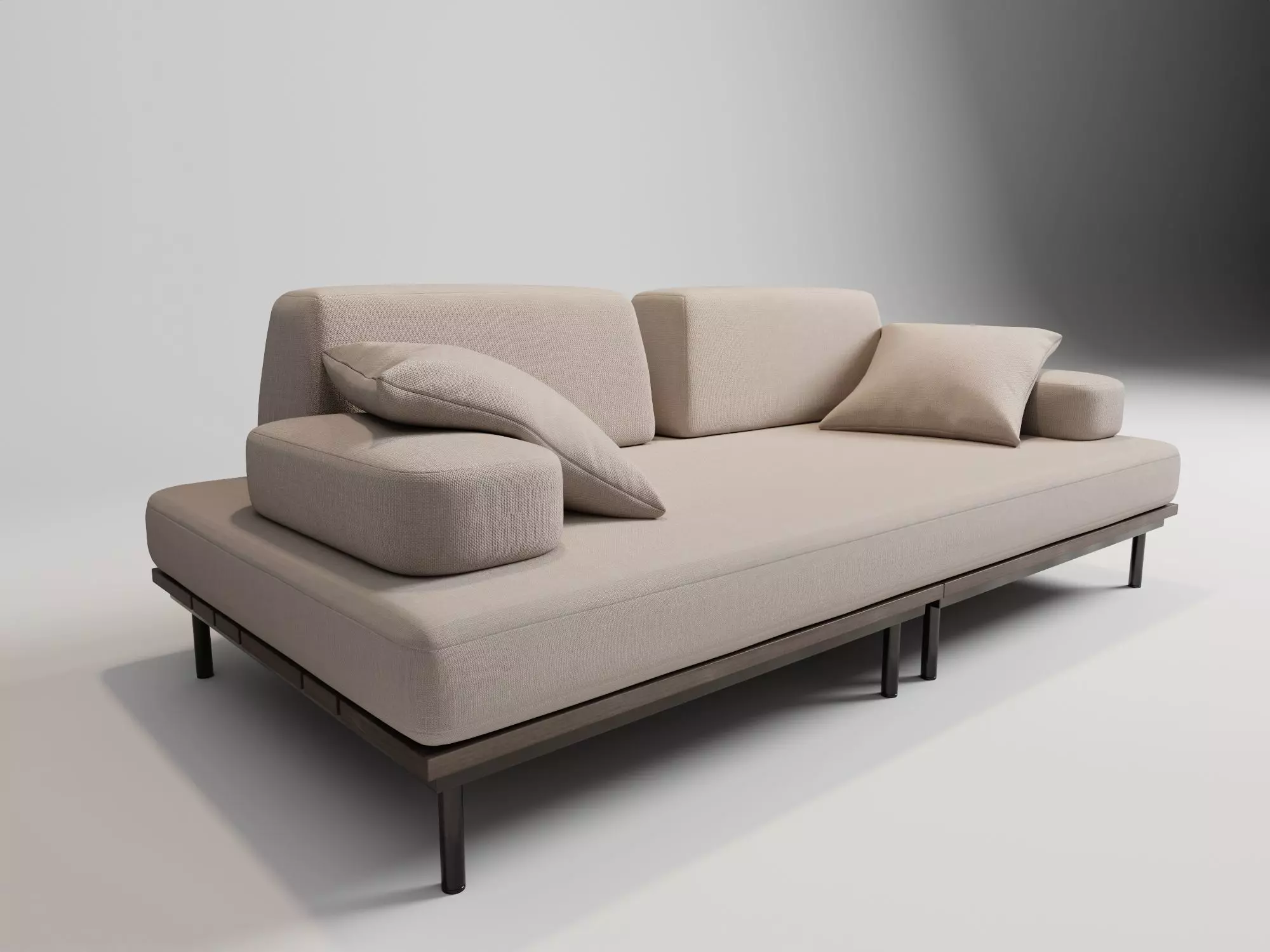 Sofa 3D model Free 3D model_0