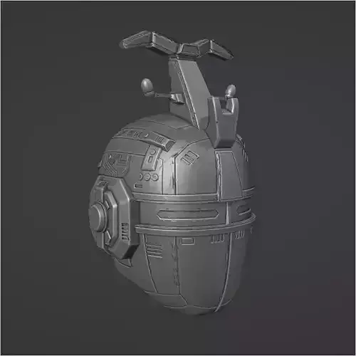 Bluebeet Helmet 3D print model