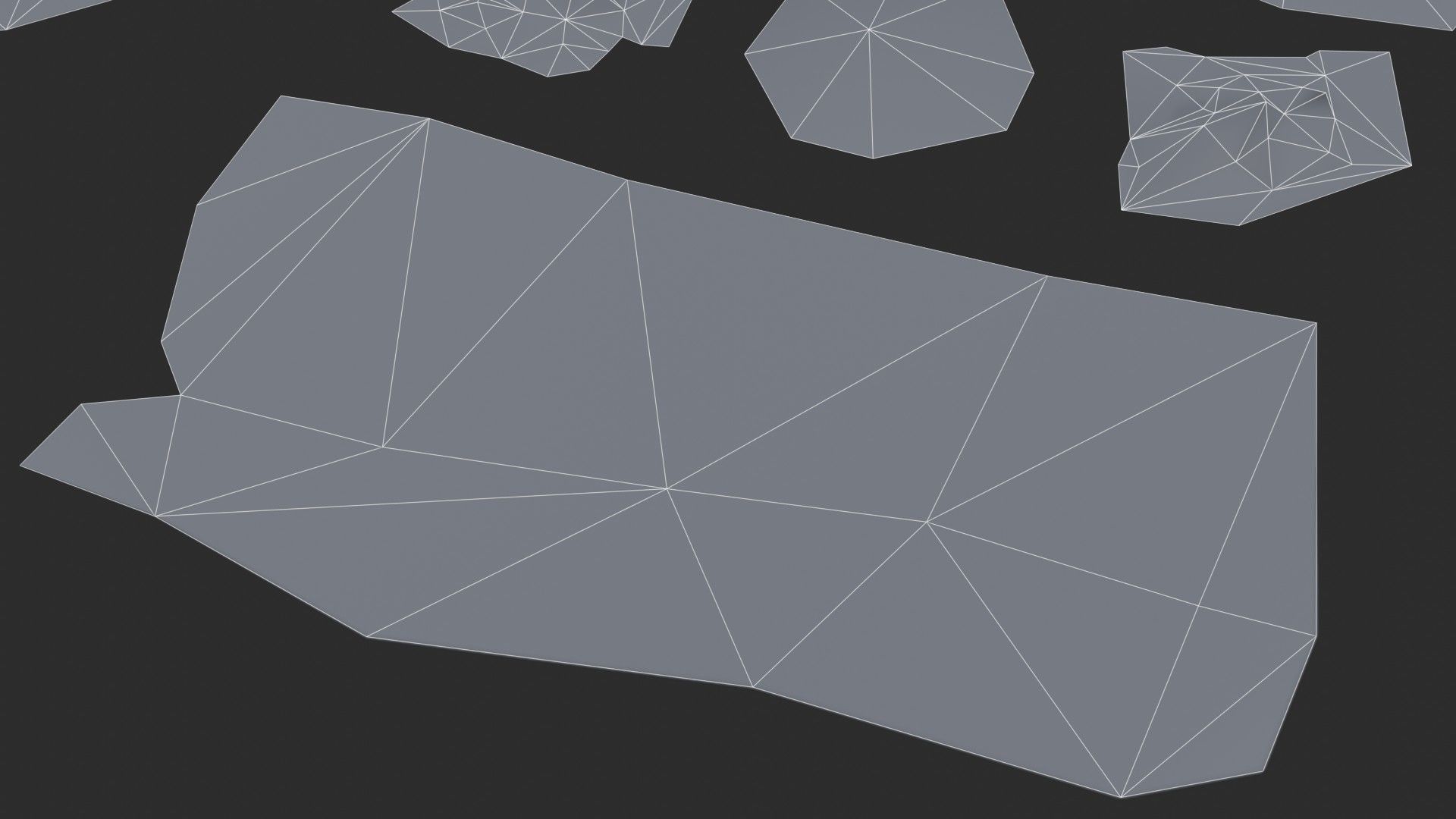 Paper Debris Set 1 Low-poly 3D model_29