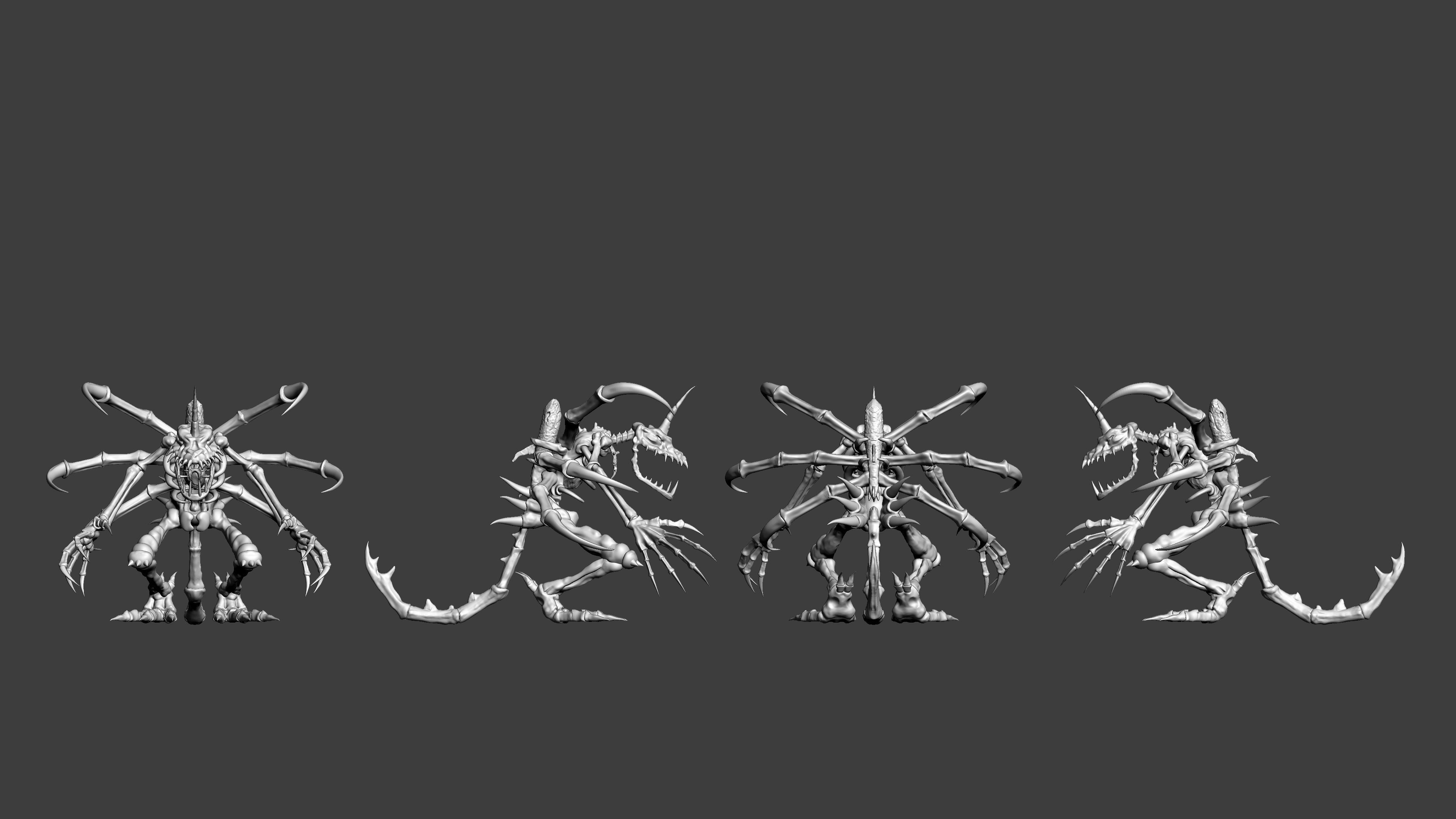 SkullGreymon 3D print model_4