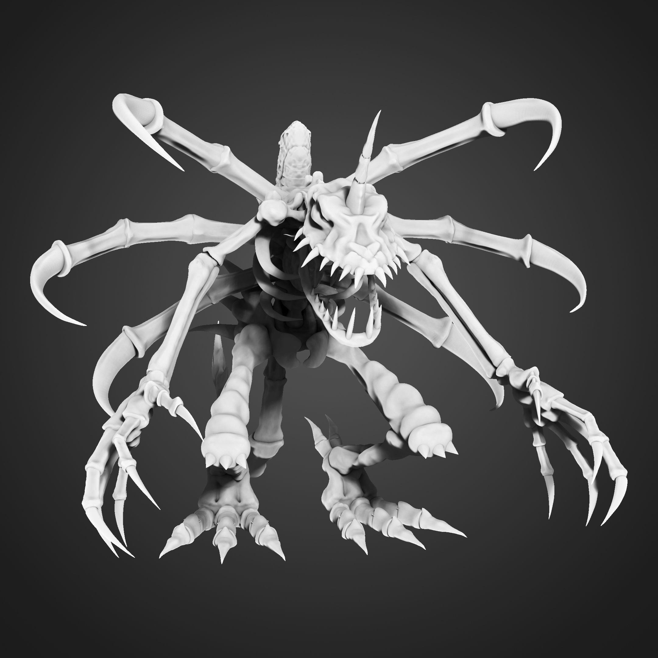 SkullGreymon 3D print model_2