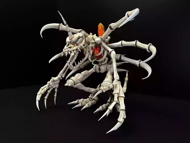 SkullGreymon 3D print model