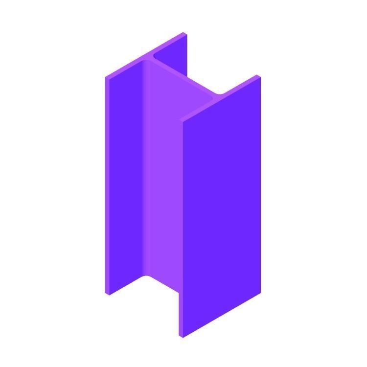 Modelling H-Columns for Scratch Building 3D Design 3D print model_7
