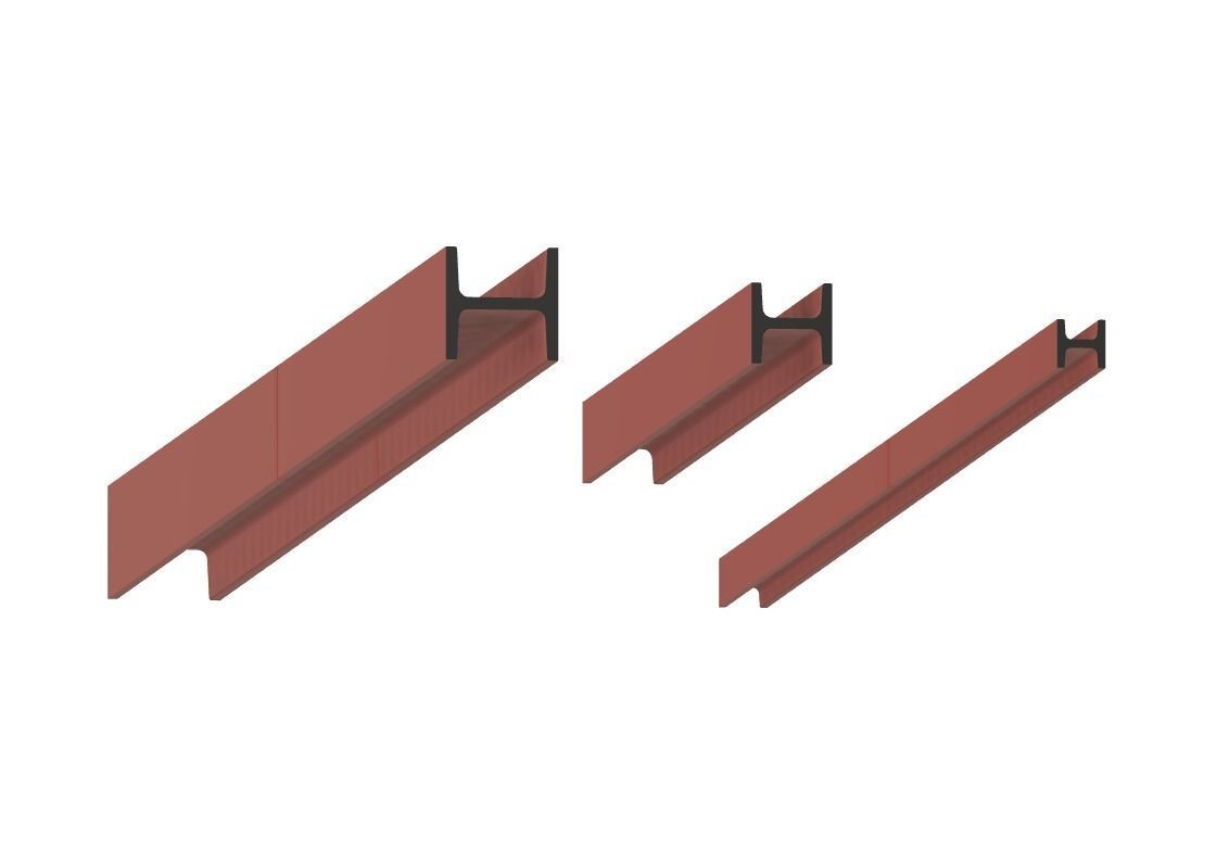 Modelling H-Columns for Scratch Building 3D Design 3D print model_4