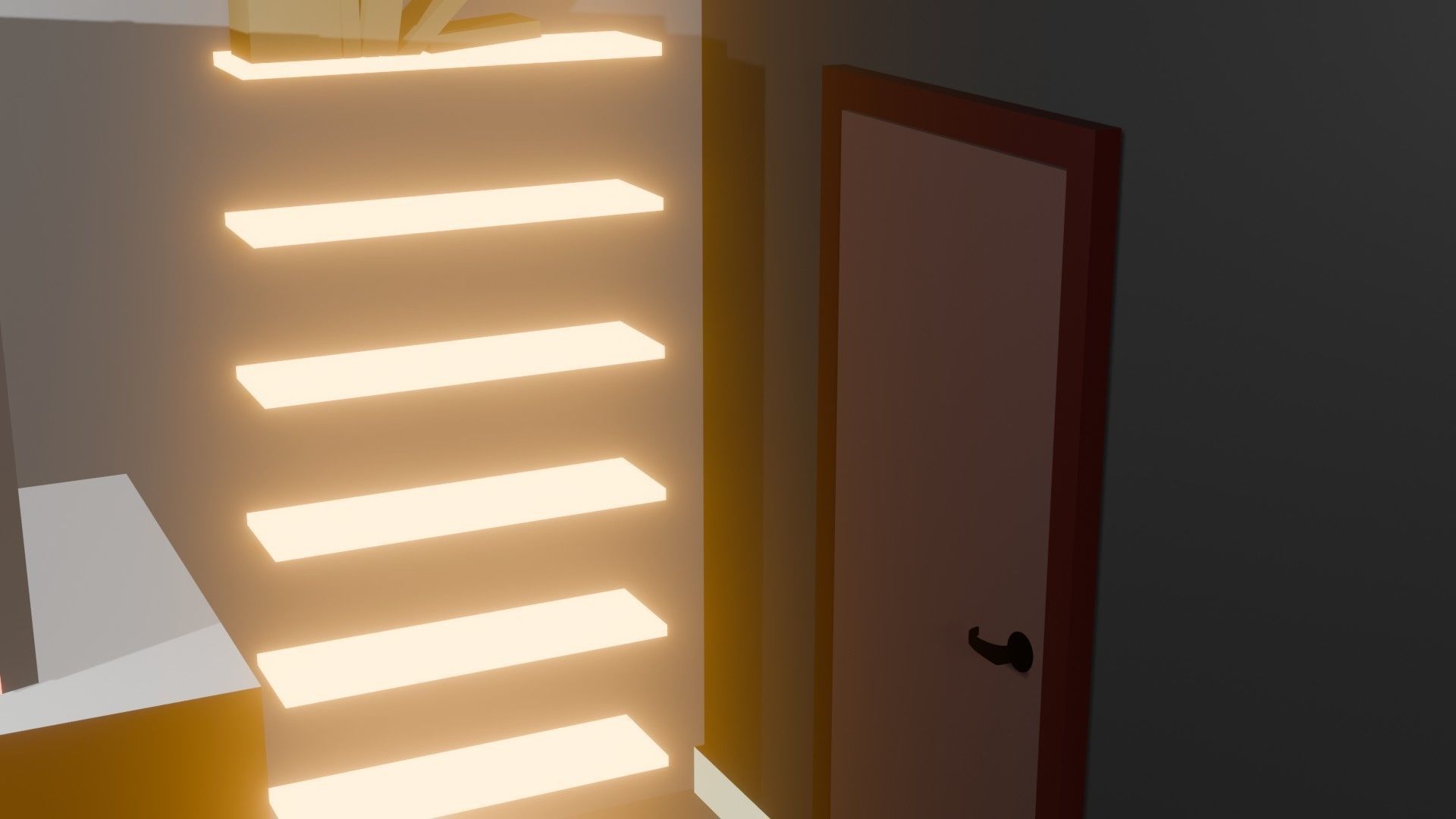 Modern Luxury Office Room 3D model_2