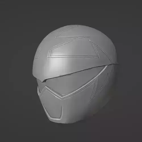 Gokai Silver Helmet 3D print model