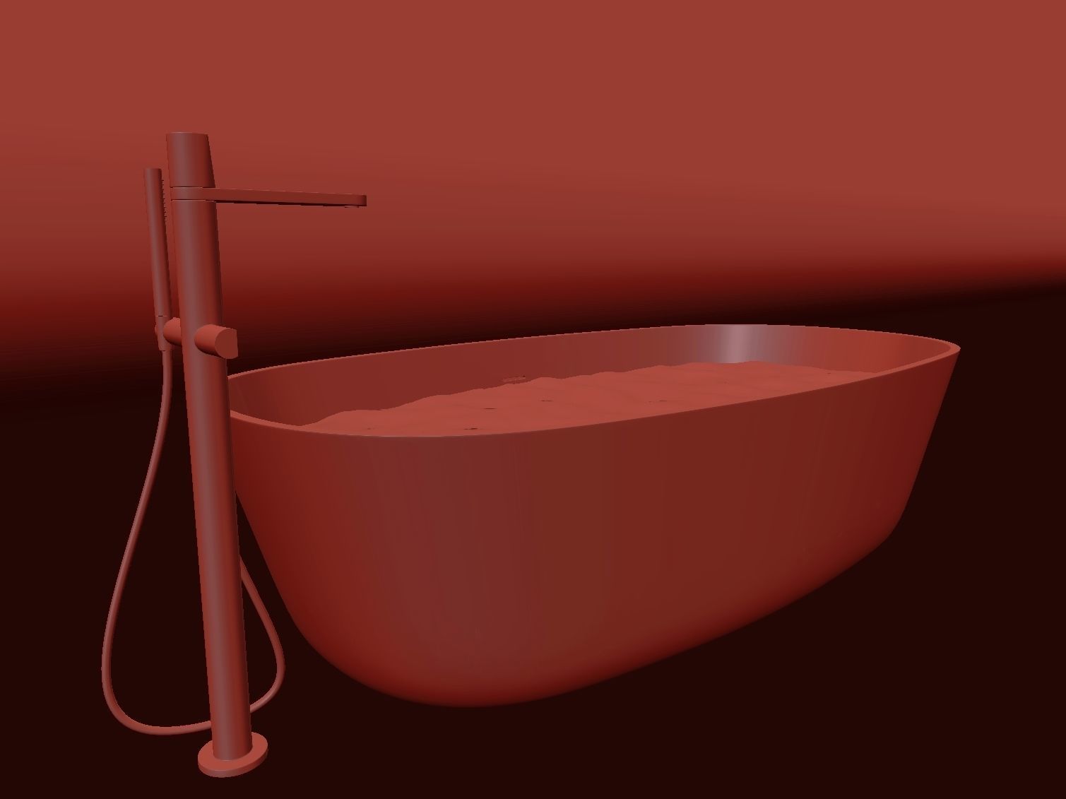tub 3D model 3D model_7
