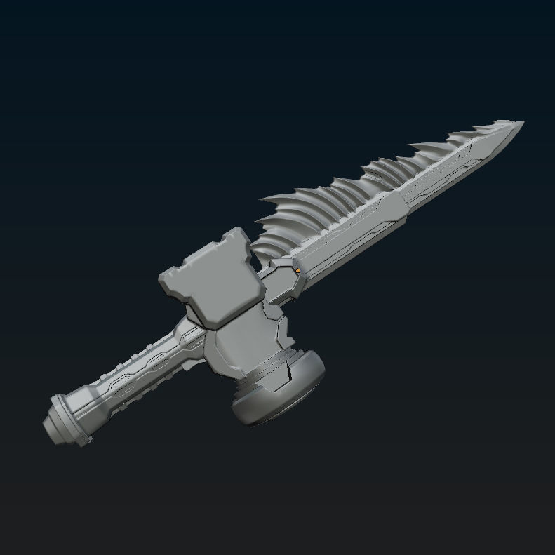 Gaschacon Weapon 3D print model_6
