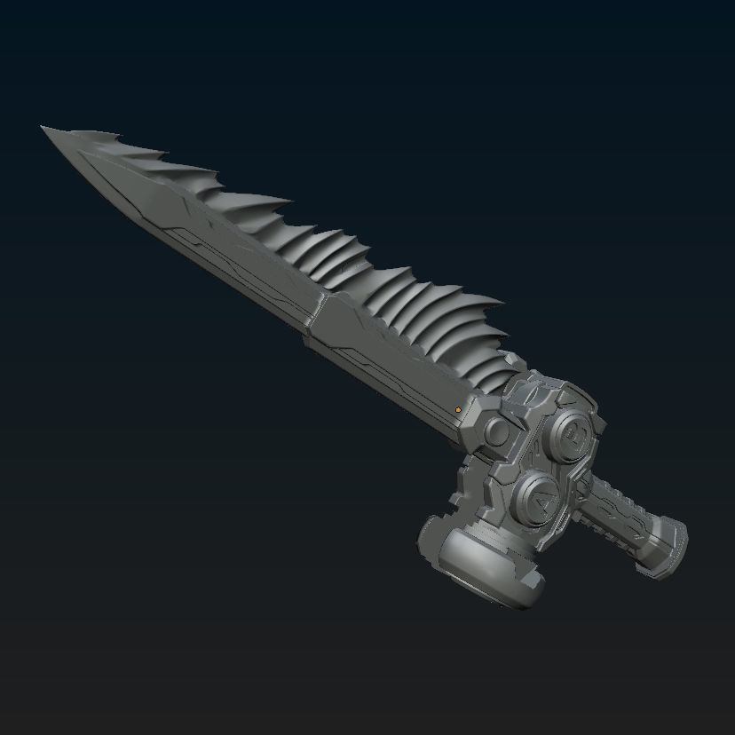 Gaschacon Weapon 3D print model_5