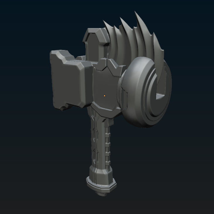 Gaschacon Weapon 3D print model_2