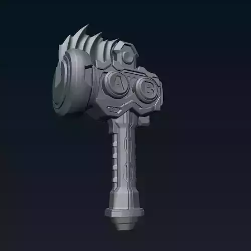 Gaschacon Weapon 3D print model