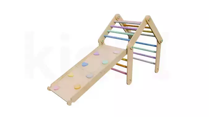 Montessori Pikler climbing playset indoor playhouse